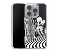 Coque en Silicone Compatible avec Apple iPhone 16 Pro Etui Silicone Coque Souple Produit sous Licence Officielle Disney Mickey