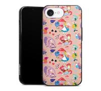 Coque en Silicone Compatible avec Apple iPhone 16e 2025 Étui Silicone Coque Souple Disney Alice au Pays des Merveilles Motifs