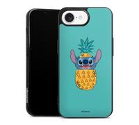 Coque en Silicone Compatible avec Apple iPhone 16e 2025 Étui Silicone Coque Souple Disney Lilo & Stitch Ananas