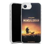 Coque en Silicone Compatible avec Apple iPhone 16e 2025 Etui Silicone Coque Souple Motif de série Star Wars The Mandalorian