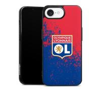 Coque en Silicone Compatible avec Apple iPhone 16e 2025 Étui Silicone Coque Souple Produit sous Licence Officielle Olympique Lyonnais OL