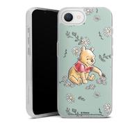 Coque en Silicone Compatible avec Apple iPhone 16e 2025 Etui Silicone Coque Souple Winnie l'ourson Disney Produit sous Licence Officielle