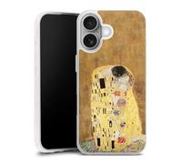 Coque en Silicone Compatible avec Apple iPhone 17 Etui Silicone Coque Souple Klimt ¼uvre d'art Peinture