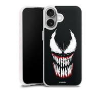 Coque en Silicone Compatible avec Apple iPhone 17 Etui Silicone Coque Souple Marvel Venom Produit sous Licence Officielle