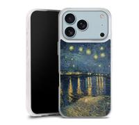 Coque en Silicone Compatible avec Apple iPhone 17 Pro Etui Silicone Coque Souple Vincent Van Gogh ¼uvre d'art Peinture