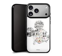 Coque en Silicone Compatible avec Apple iPhone 17 Pro Max Étui Silicone Coque Souple Mickey Produit sous Licence Officielle Disney