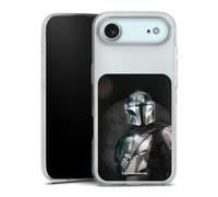 Coque en Silicone Compatible avec Apple iPhone Air Etui Silicone Coque Souple Star Wars The Mandalorian Produit sous Licence Officielle