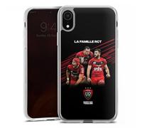 Coque en Silicone Compatible avec Apple iPhone XR Etui Silicone Coque Souple RC Toulon Produit sous Licence Officielle Rugby Club Toulonnais