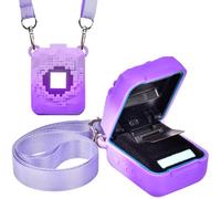 Coque en silicone compatible avec Bitzee Magicals Interactive Toy Digital Pet, housse de protection avec bandoulière amovible pour animaux domestiques électroniques Bitzee Virtual (sac uniquement