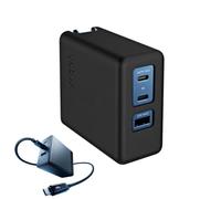 Coque en silicone compatible avec chargeur DJI Power 140 W GaN, 1,5 mm d'épaisseur, coque antichoc pour voyage et usage quotidien, noir