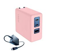 Coque en silicone compatible avec chargeur DJI Power 140 W GaN, 1,5 mm d'épaisseur, coque antichoc pour voyage et usage quotidien, rose