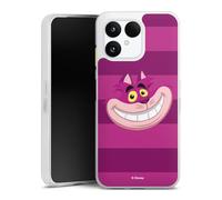 Coque en Silicone Compatible avec Fairphone 6 Etui Silicone Coque Souple Alice au Pays des Merveilles Chat du Cheshire Produit sous Licence Officielle