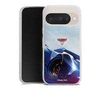 Coque en Silicone Compatible avec Google Pixel 10 Etui Silicone Coque Souple Disney Pixar Jackson Storm Cars