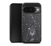 Coque en Silicone Compatible avec Google Pixel 10 Étui Silicone Coque Souple La Reine des neiges Look métallique Disney