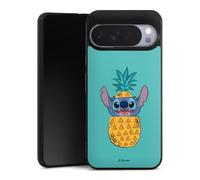 Coque en Silicone Compatible avec Google Pixel 10 Pro XL Étui Silicone Coque Souple Disney Lilo & Stitch Ananas