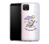 Coque en Silicone Compatible avec Google Pixel 4 XL Etui Silicone Coque Souple Snoopy Peanuts Produit sous Licence Officielle