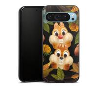 Coque en Silicone Compatible avec Google Pixel 9 Pro XL Étui Silicone Coque Souple Disney Tic et Tac Produit sous Licence Officielle