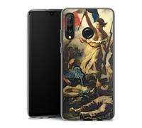 Coque en Silicone Compatible avec Huawei P30 Lite New Edition Etui Silicone Coque Souple France Peinture Révolution