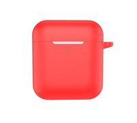 Coque en silicone compatible avec les écouteurs Marshall Minor IV - Antichoc et compatible avec le signal, protection complète avec mousqueton (rouge)