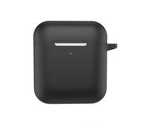 Coque en silicone compatible avec les écouteurs Marshall Minor IV - Antichoc et compatible avec le signal, protection complète avec mousqueton (noir)