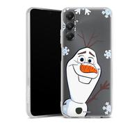Coque en Silicone Compatible avec Samsung Galaxy A05s Etui Silicone Coque Souple Disney La Reine des neiges Olaf La Reine des Neiges 2