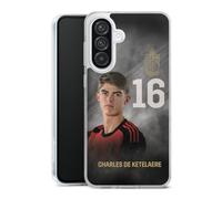Coque en Silicone Compatible avec Samsung Galaxy A56 5G Etui Silicone Coque Souple Charles De Ketelaere RBFA Diables Rouges