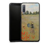 Coque en Silicone Compatible avec Samsung Galaxy A7 Duos 2018 Étui Silicone Coque Souple Peinture ¼uvre d'art Monet