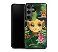 Coque en Silicone Compatible avec Samsung Galaxy S25 Étui Silicone Coque Souple Le Roi Lion Disney Simba