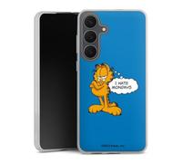 Coque en Silicone Compatible avec Samsung Galaxy S25 FE Etui Silicone Coque Souple Garfield Chat Dicton