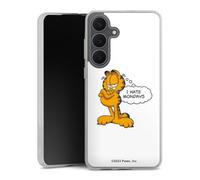 Coque en Silicone Compatible avec Samsung Galaxy S25 FE Etui Silicone Coque Souple Garfield Produit sous Licence Officielle Dicton
