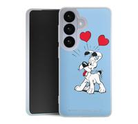 Coque en Silicone Compatible avec Samsung Galaxy S26 Etui Silicone Coque Souple Asterix Idefix Amour