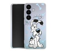 Coque en Silicone Compatible avec Samsung Galaxy S26 Etui Silicone Coque Souple Asterix Idefix Transparent