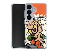 Coque en Silicone Compatible avec Samsung Galaxy S26 Etui Silicone Coque Souple Asterix Vintage Enfance
