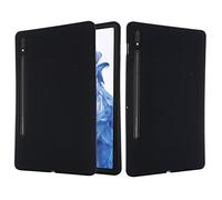 Coque en silicone compatible avec Samsung Galaxy Tab S10 Lite 2025 11" SM-X400/X406B, coque de protection souple en TPU, coque arrière ultra fine résistante aux chocs, noir