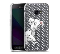 Coque en Silicone Compatible avec Samsung Galaxy XCover 4 Etui Silicone Coque Souple 101 dalmatiens Disney Produit sous Licence Officielle