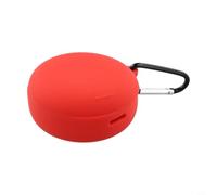 Coque en silicone compatible avec Soundcore Sleep pour A30, coque de protection antichoc avec mousqueton, housse anti-poussière pour écouteurs (rouge)