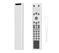 Coque en silicone compatible avec télécommande Hisense ERF6A66, housse de protection antidérapante et résistante aux chocs, lavable et anti-poussière pour les utilisateurs à domicile (blanc)