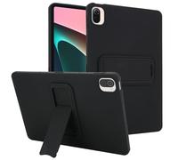 Coque en silicone compatible avec Xiaomi Mi Pad 5/MiPad 5 Pro 11" 5G 2021, coque de protection intégrale antichoc avec béquille, noir