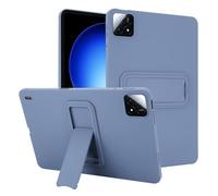 Coque en silicone compatible avec Xiaomi Pad 6S Pro 12,4" sorti en 2024, coque de protection intégrale antichoc avec béquille, violet