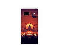 Coque en silicone - Compatible Google Pixel 7a - design crepuscule maudit