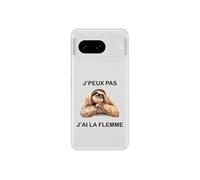 Coque en silicone - Compatible Google Pixel 8 - design j peux pas j ai la flemme