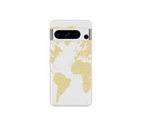 Coque en silicone - Compatible Google Pixel 8 Pro - design map beige