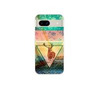 Coque en silicone - Compatible Google Pixel 8a - design cerf swag