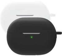 Coque En Silicone Compatible Huawei Freebuds Pro 3 - Protection Anti-Chocs Et Anti-Poussière, Recharge Sans Fil Compatible, Installation Facile - Lot 2 (Noir & Blanc)