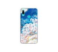 Coque en silicone - Compatible Huawei Honor 10 Lite - design marbre ocean