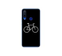 Coque en silicone - Compatible Huawei Honor 9X - design bike hipster