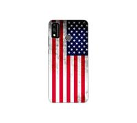 Coque en silicone - Compatible Huawei Honor 9X Lite - design drapeau usa