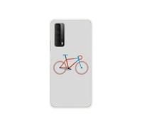 Coque en silicone - Compatible Huawei P Smart 2021 - design bike color hipster