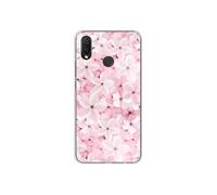 Coque en silicone - Compatible Huawei P Smart Plus - design sakura