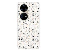 Coque En Silicone - Compatible Huawei P50 Pro - Design Terrazzo Color